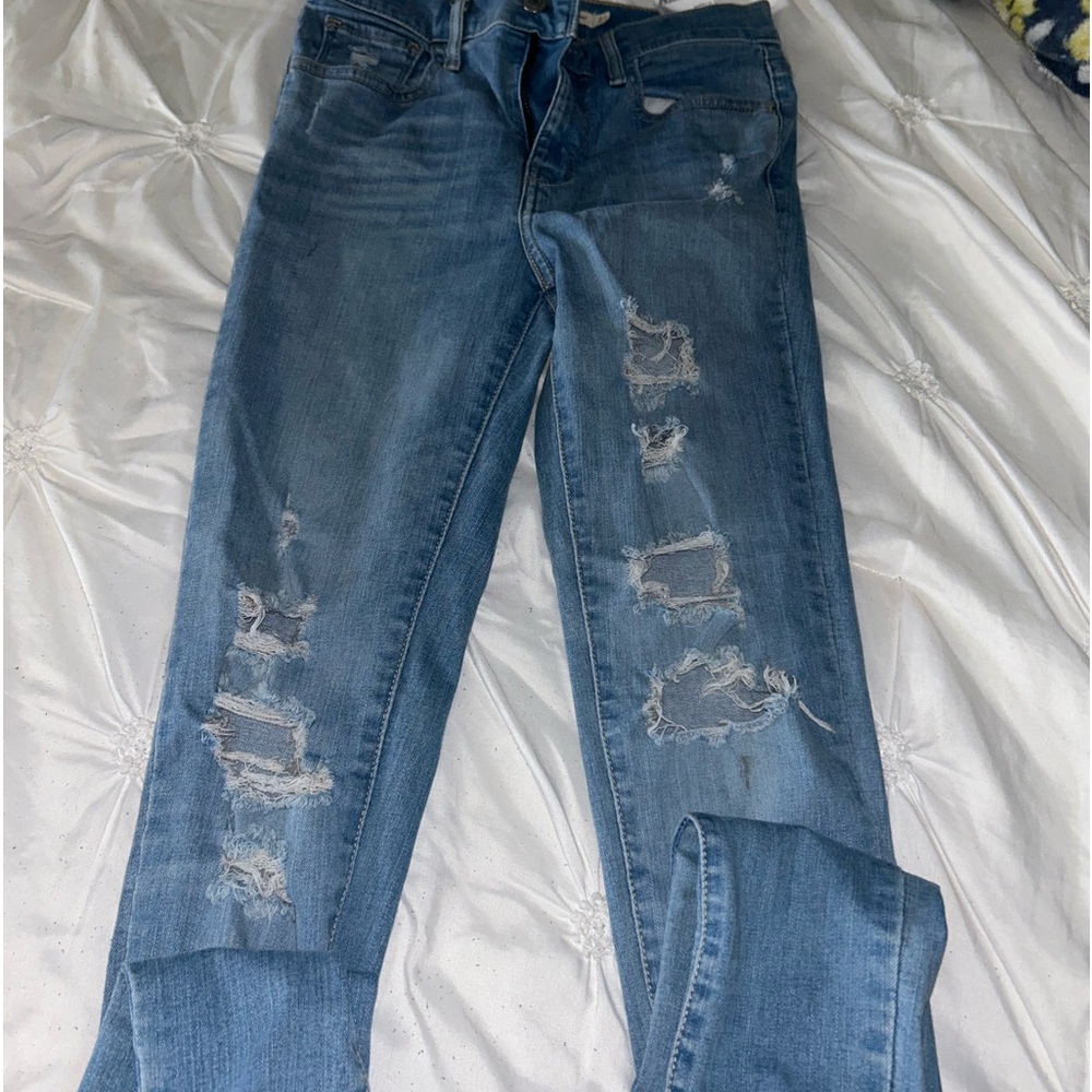 Levi high rise super skinny